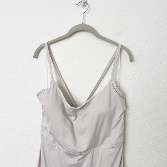 [Gilly Hicks] Gray Active Strappy Back A-Line Dress Built in Shorts NWT Size XXL - Picture 5 of 11